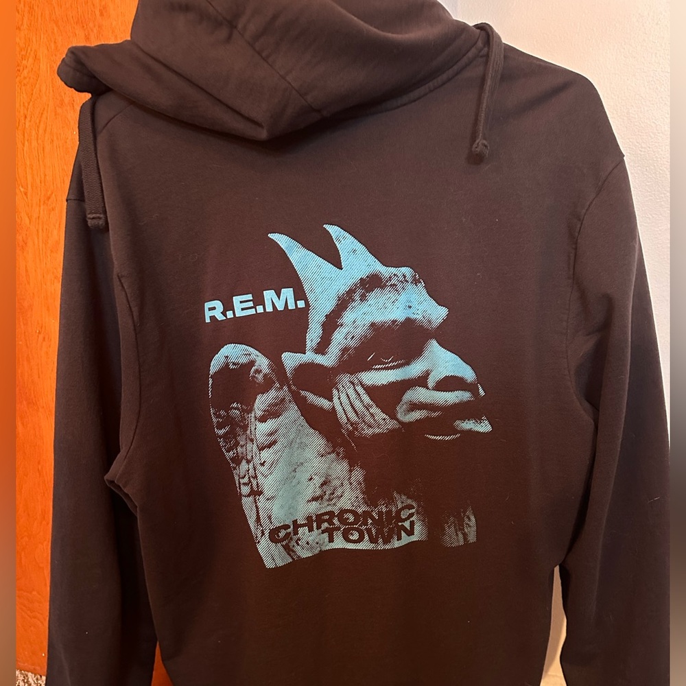 R.E.M. zip up hoodie